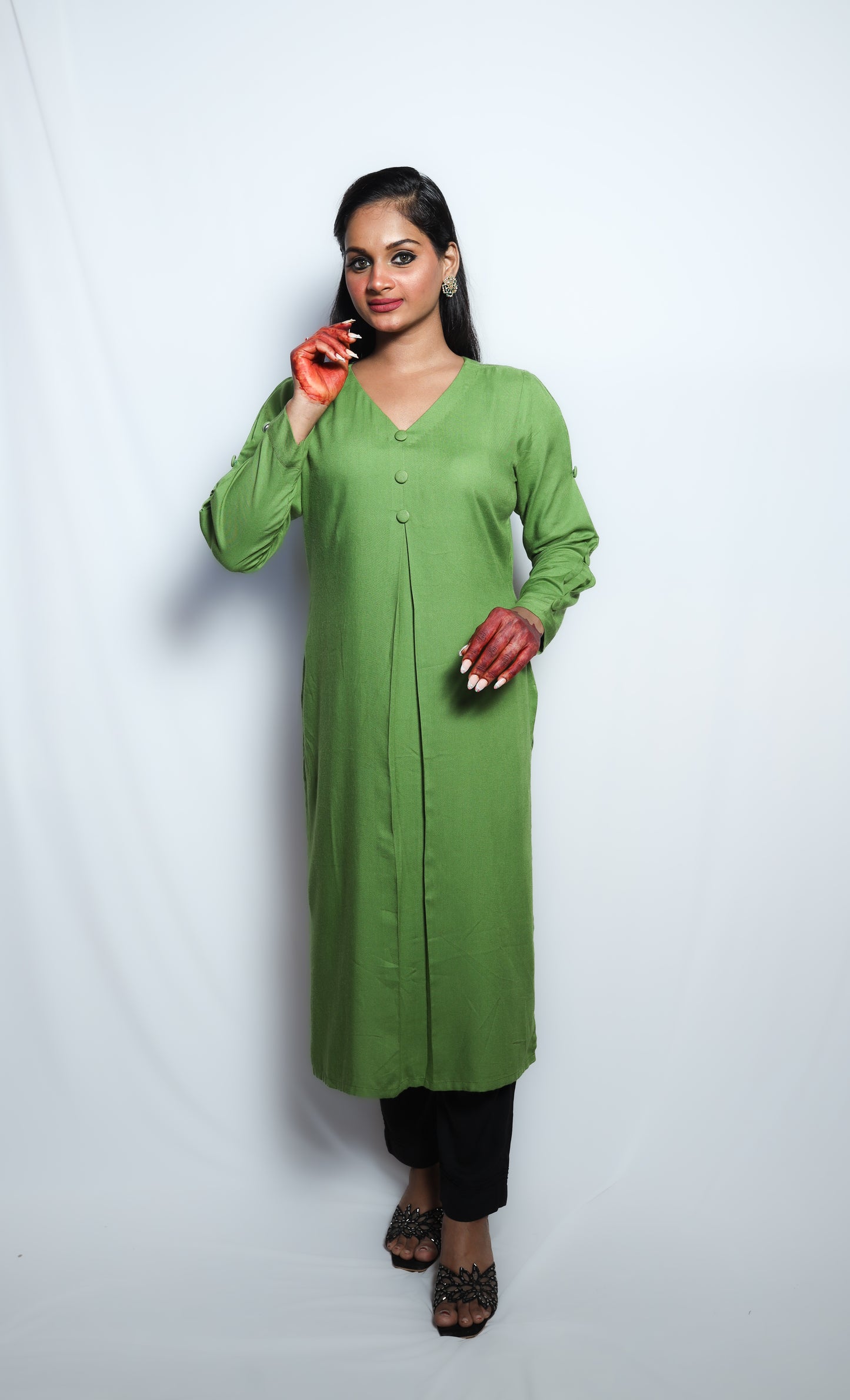 Pista Green Kurti