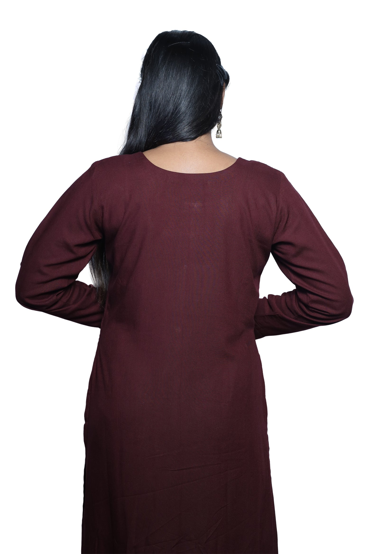 Maroon kurti