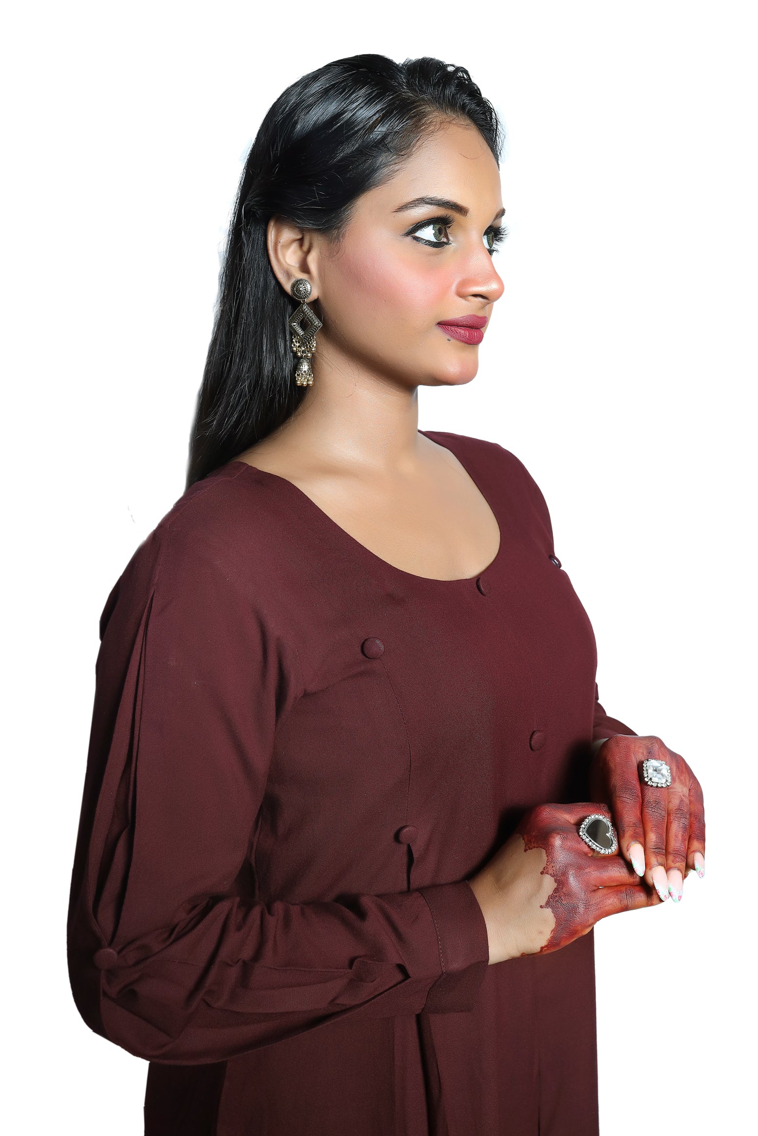 Maroon kurti