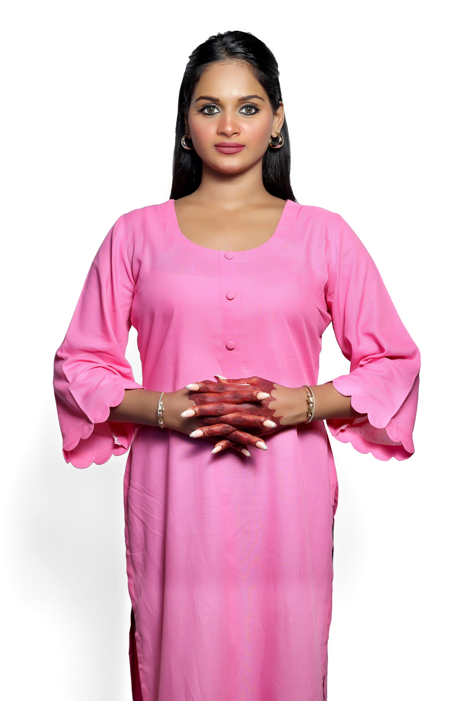 Baby Pink kurti