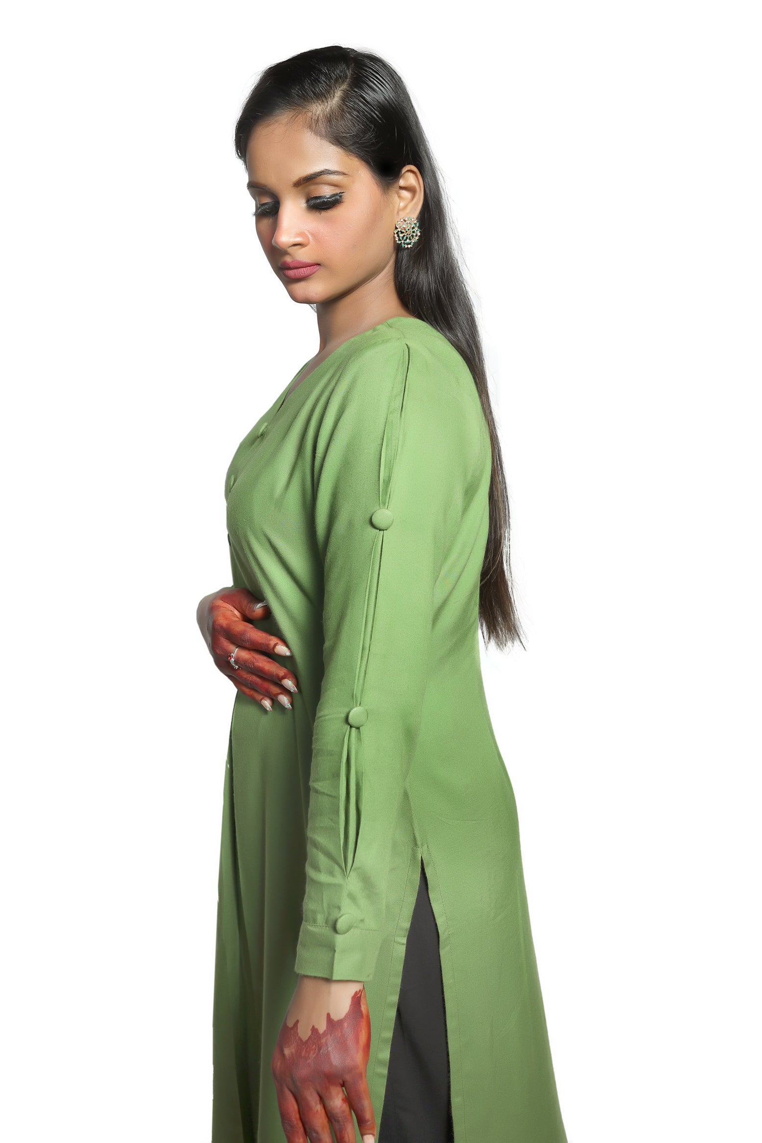 Pista Green Kurti