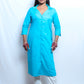 Aqua Blue Kurti