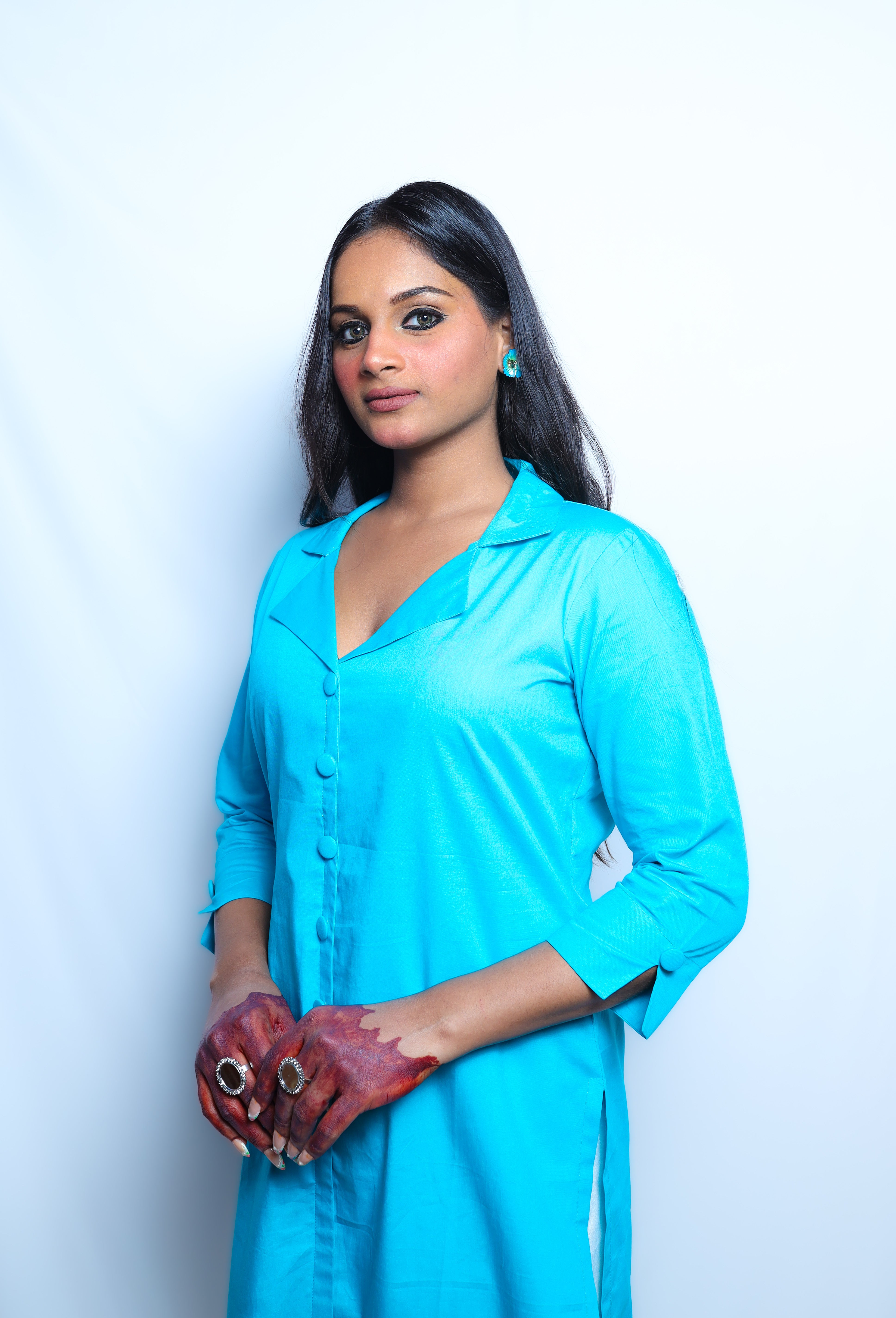 Aqua Blue Kurti