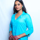 Aqua Blue Kurti