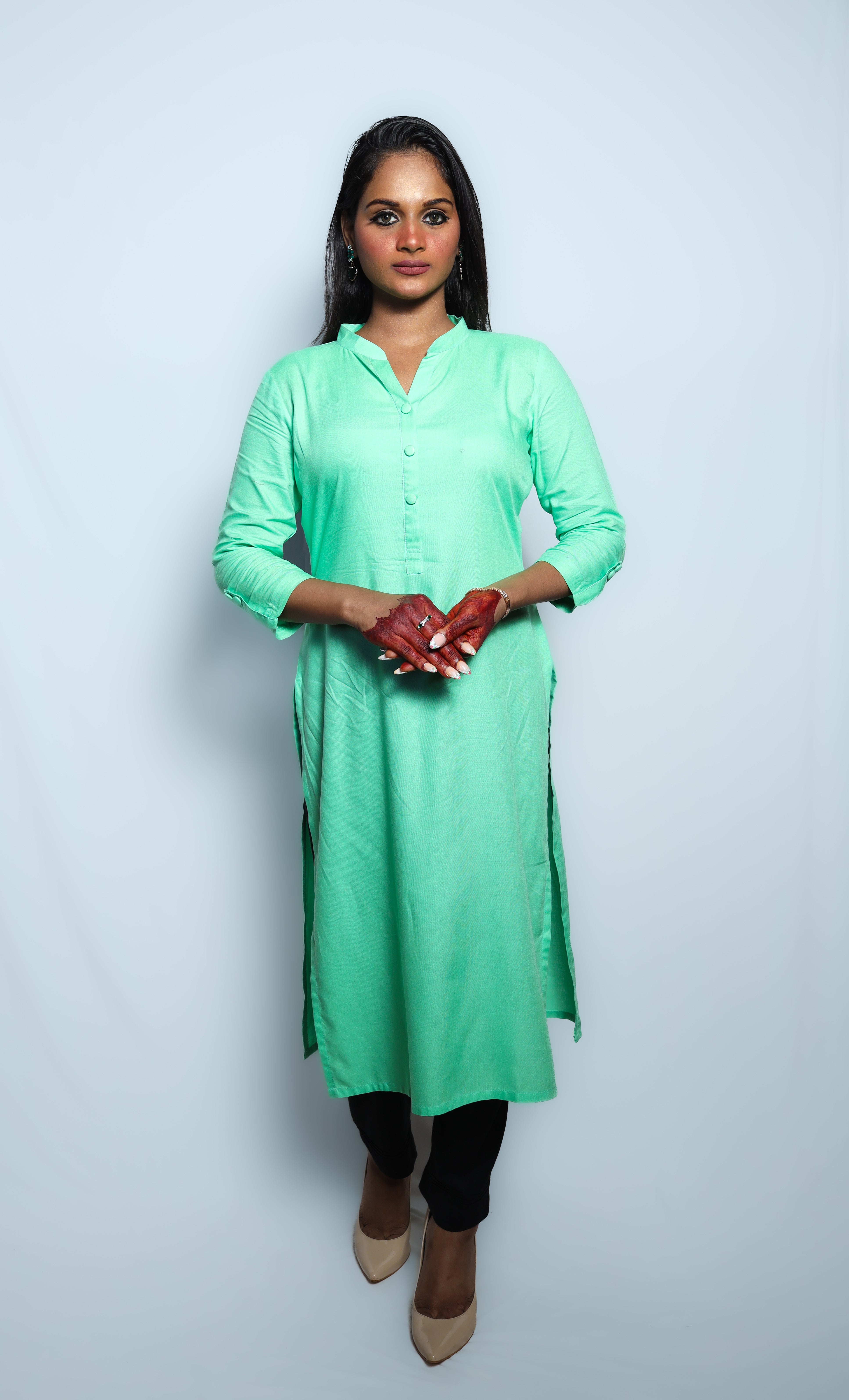 Leaf Green kurti