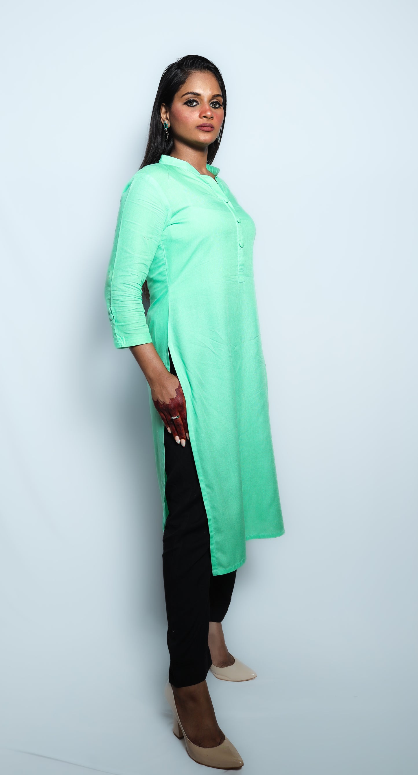 Leaf Green kurti