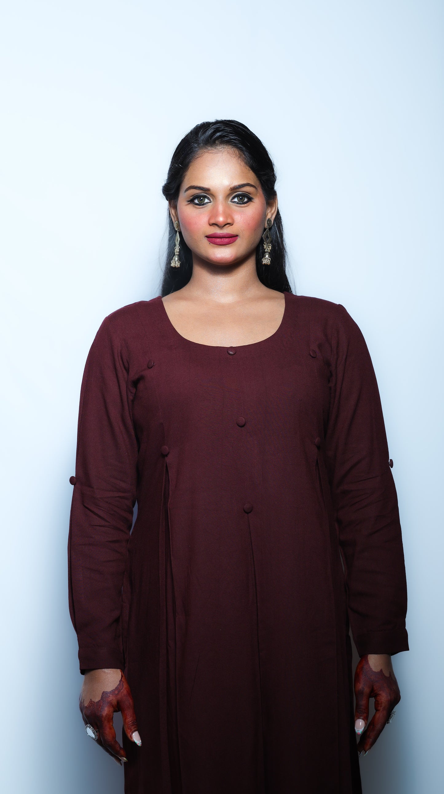 Maroon kurti