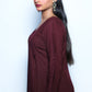 Maroon kurti