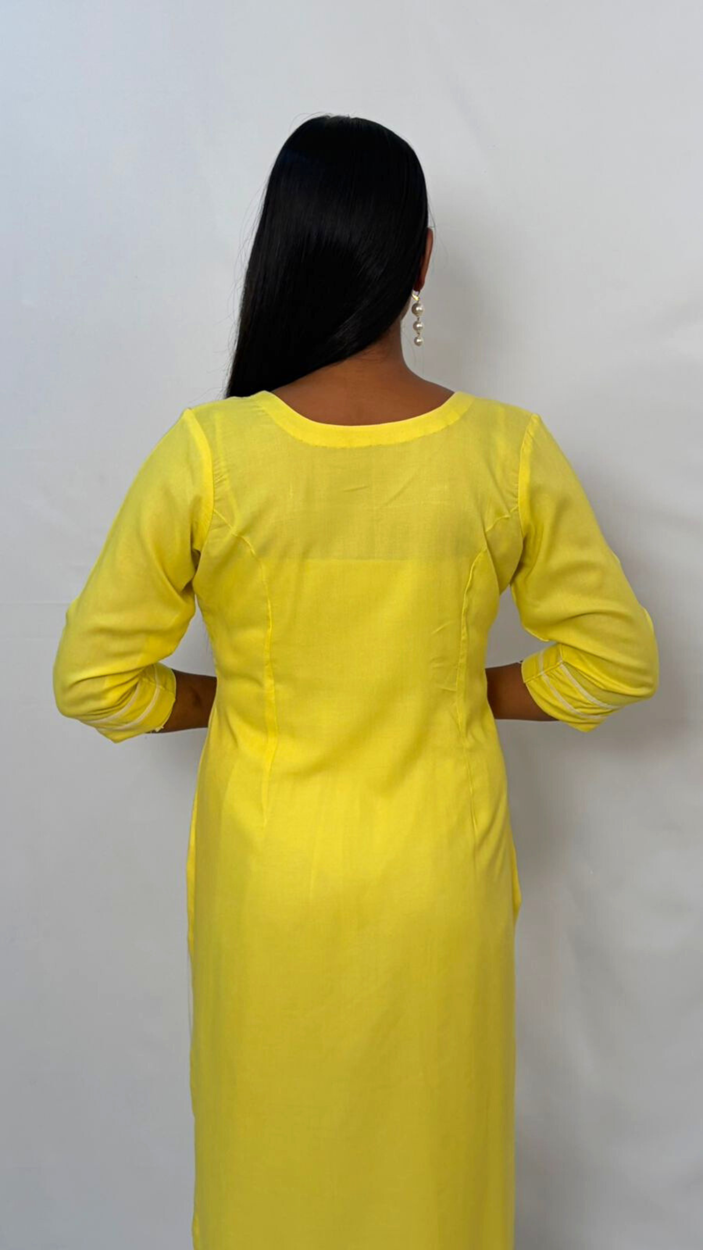 Yellow Kurti