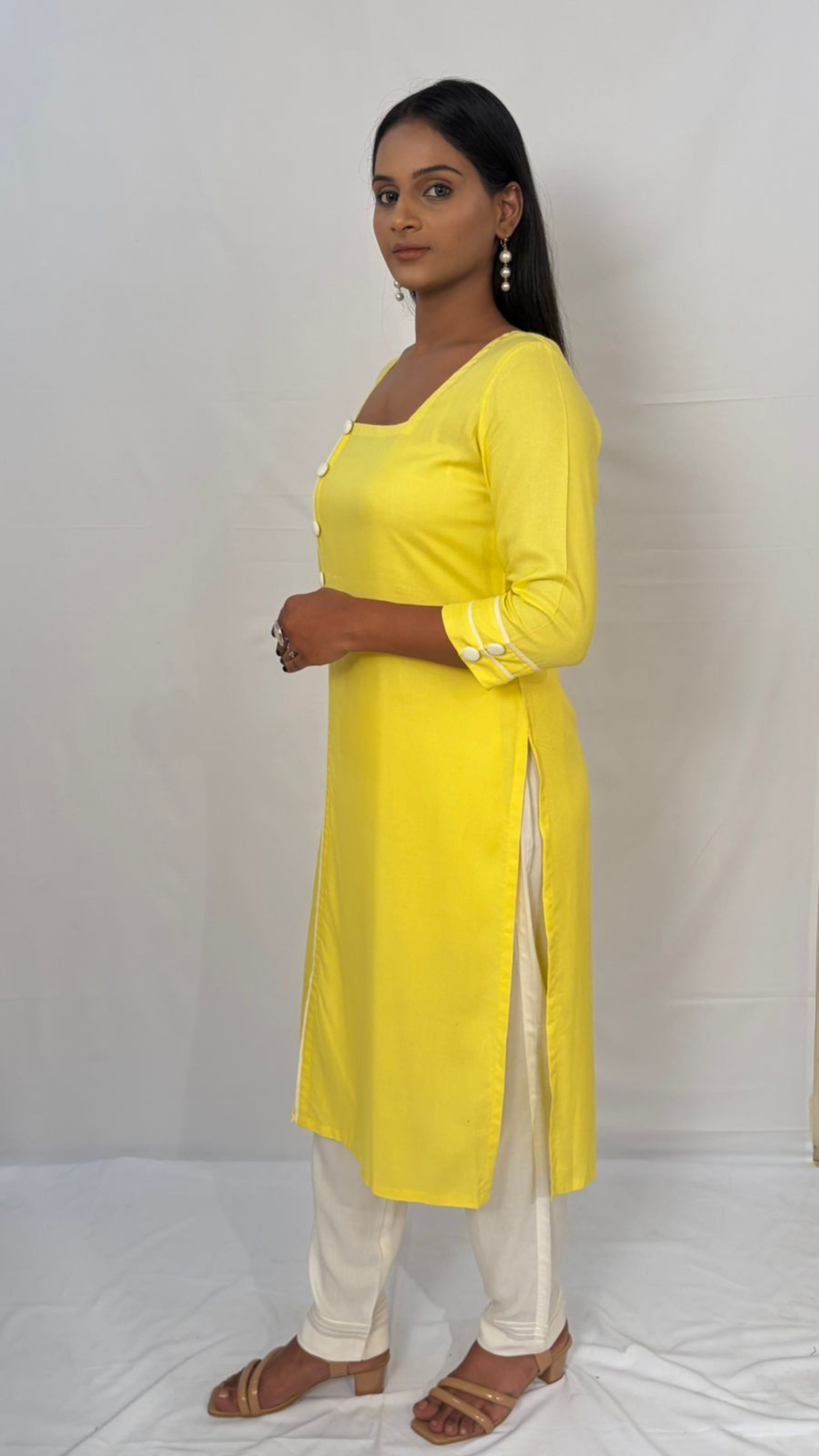 Yellow Kurti
