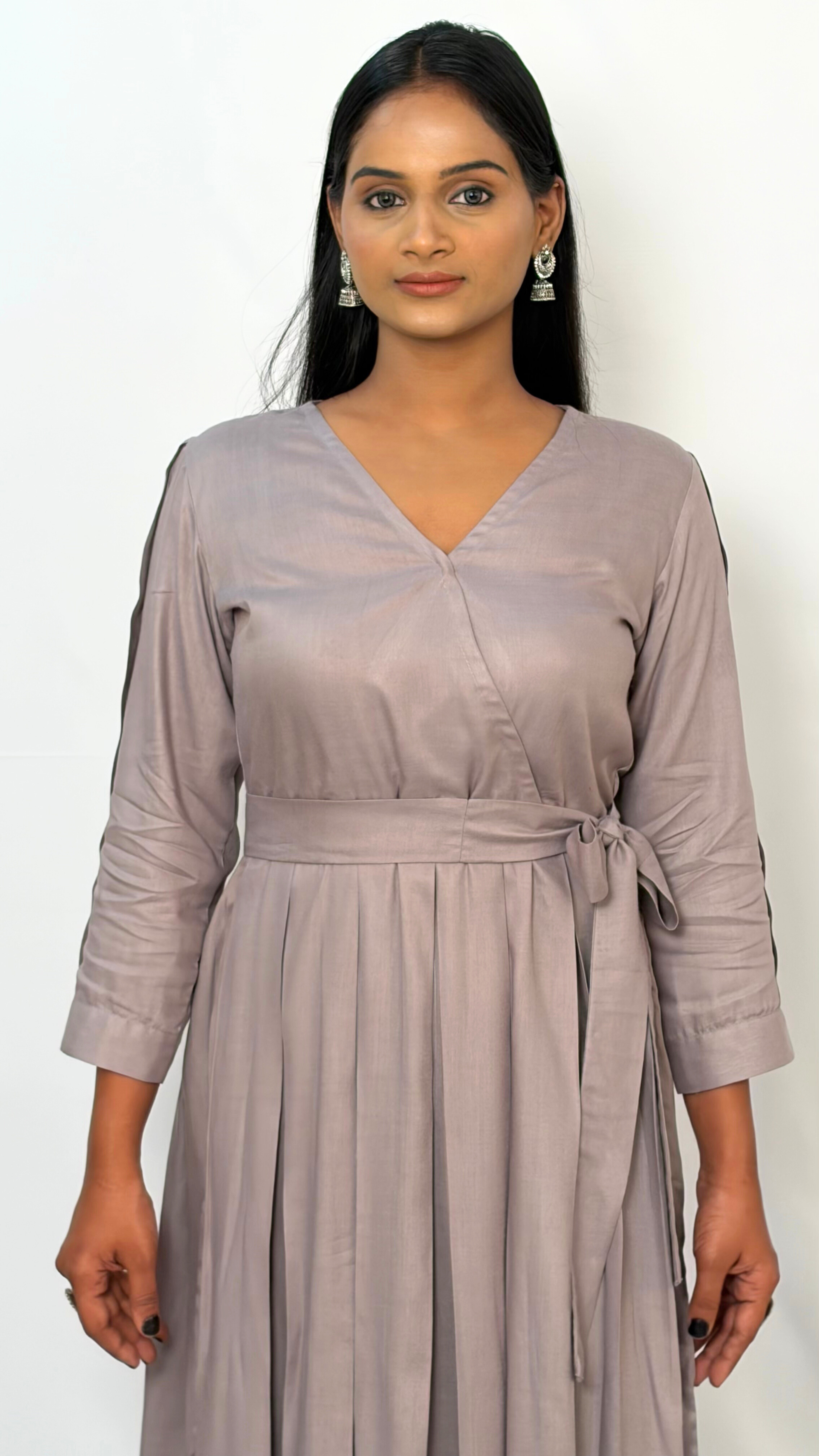 Grey Ribbion Frock