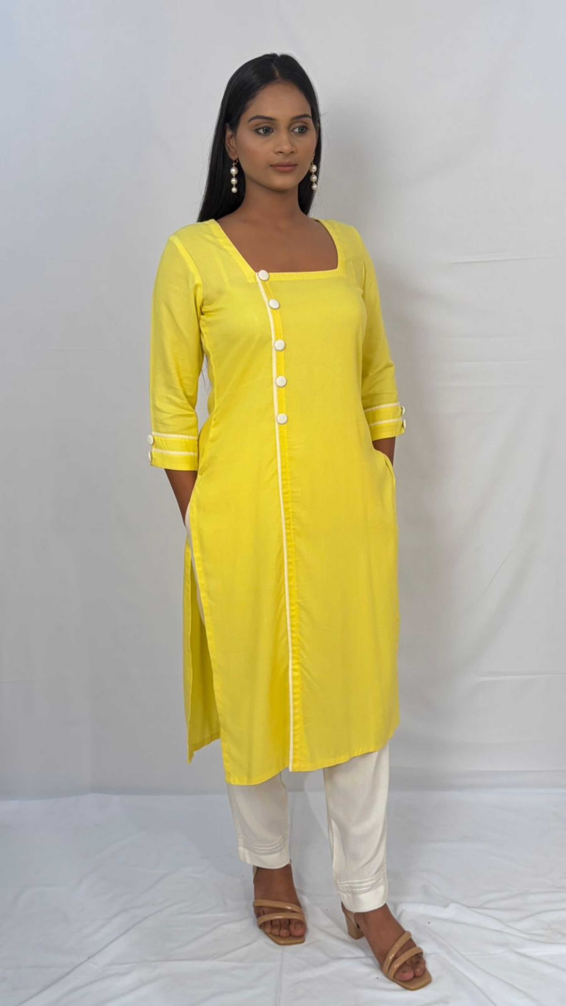 Yellow Kurti