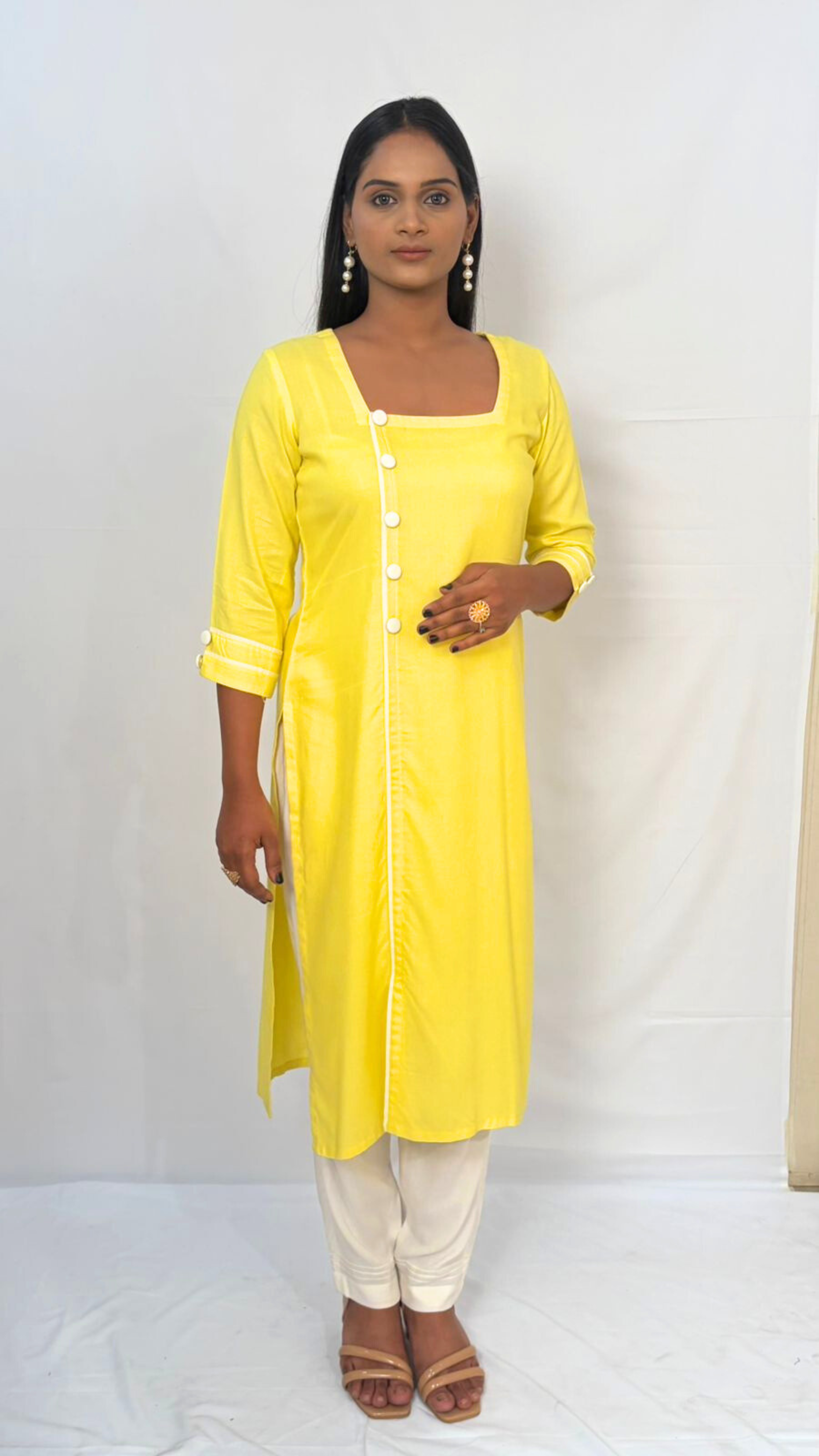 Yellow Kurti