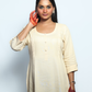 Cream Kurti
