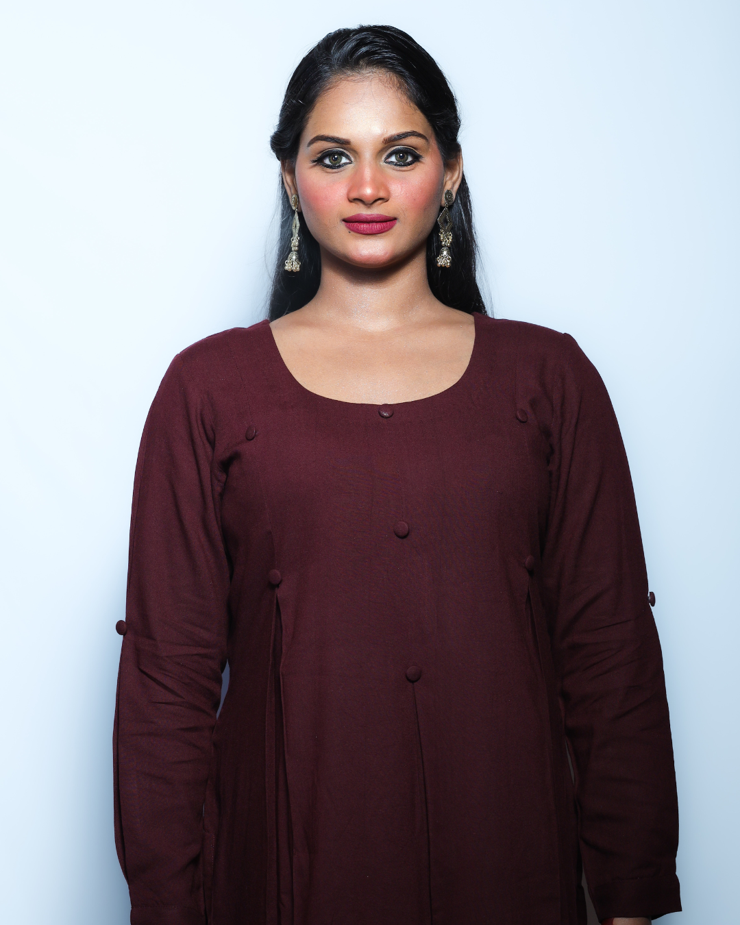 Maroon kurti