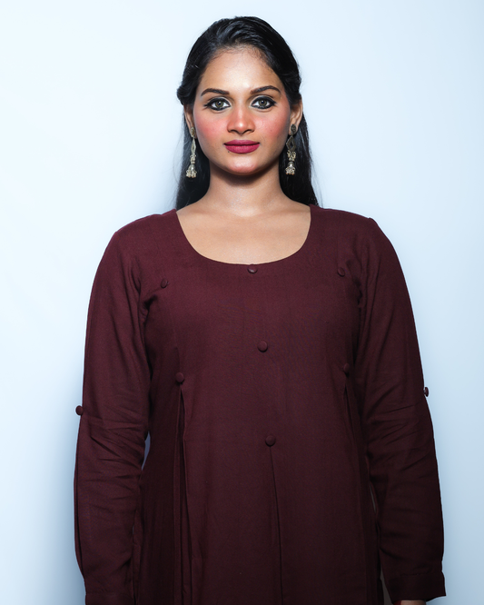 Maroon kurti